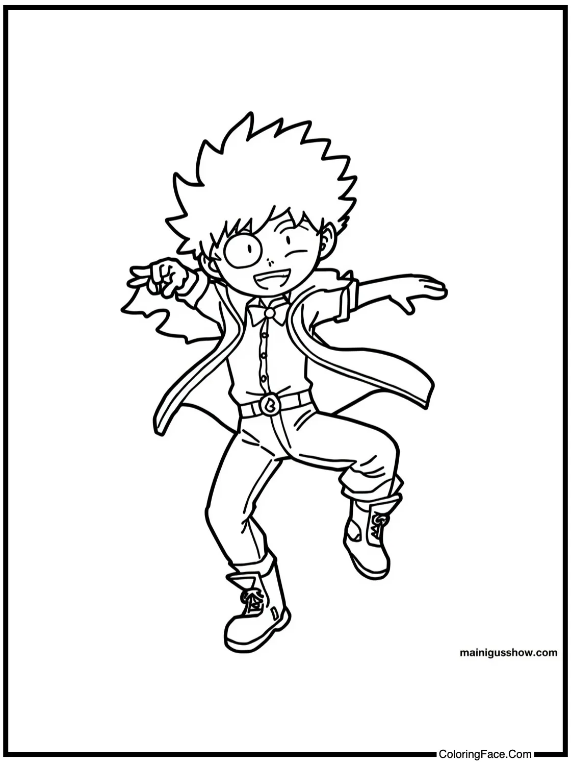 of a character dancing