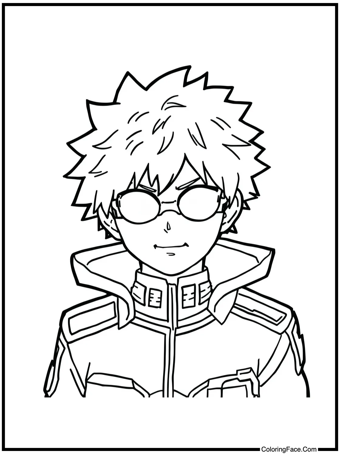 with a character sharing