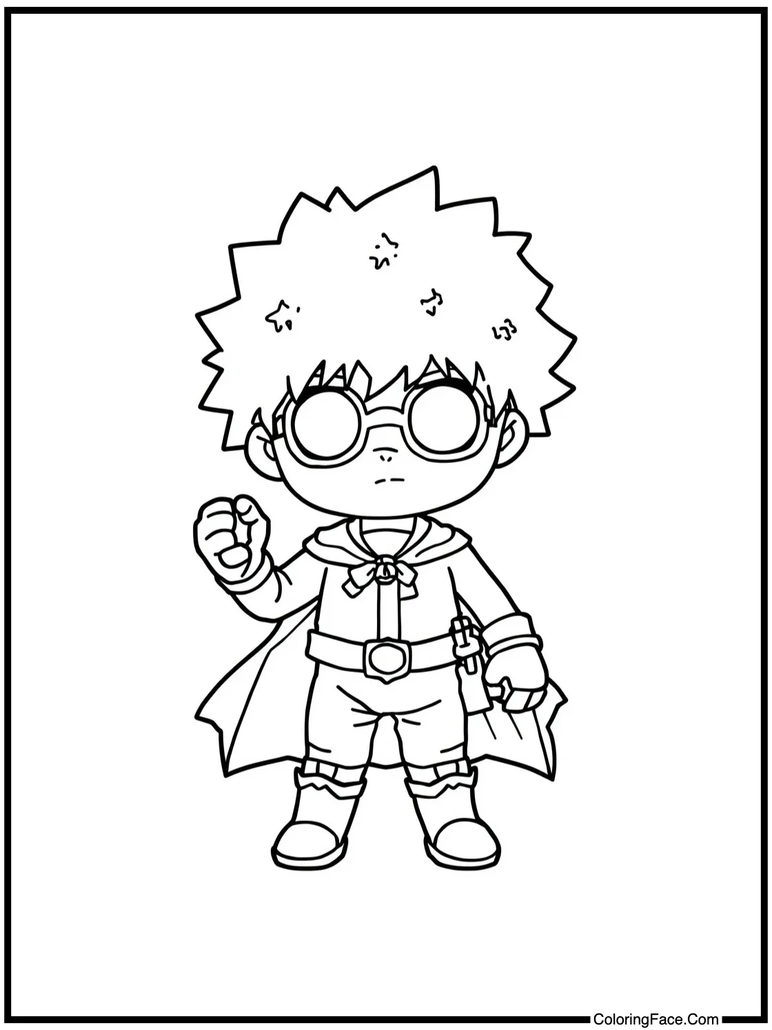 of a character exploring