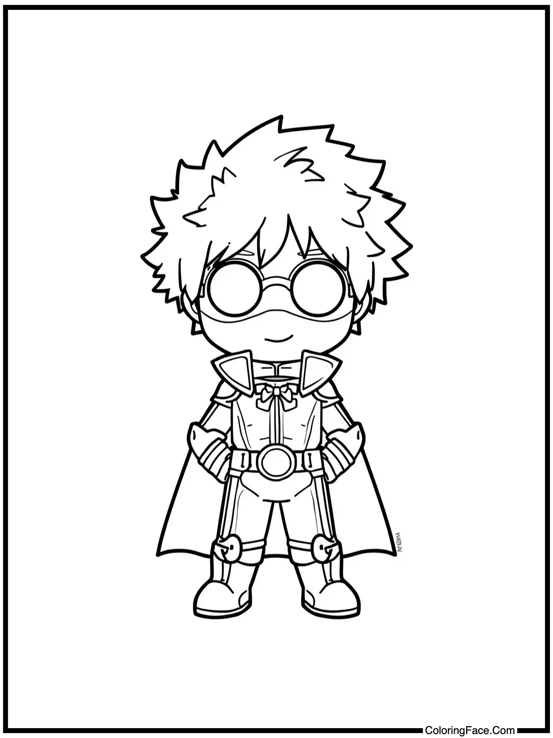 of a character organizing