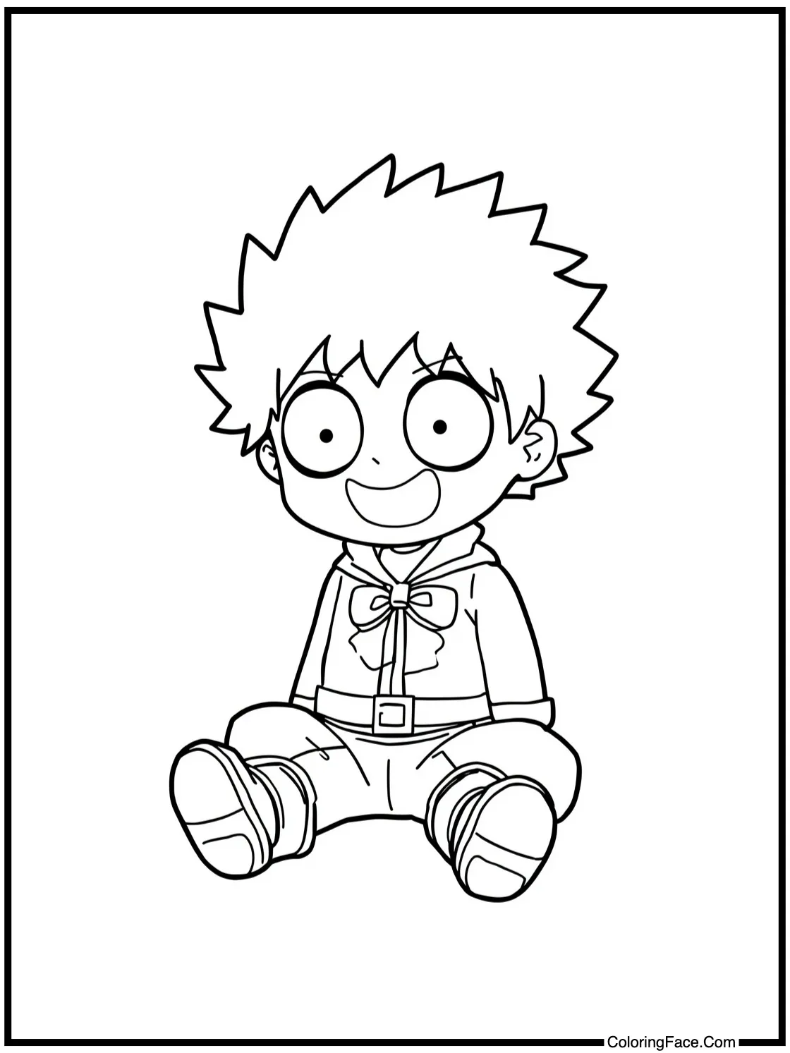 of a character enjoying