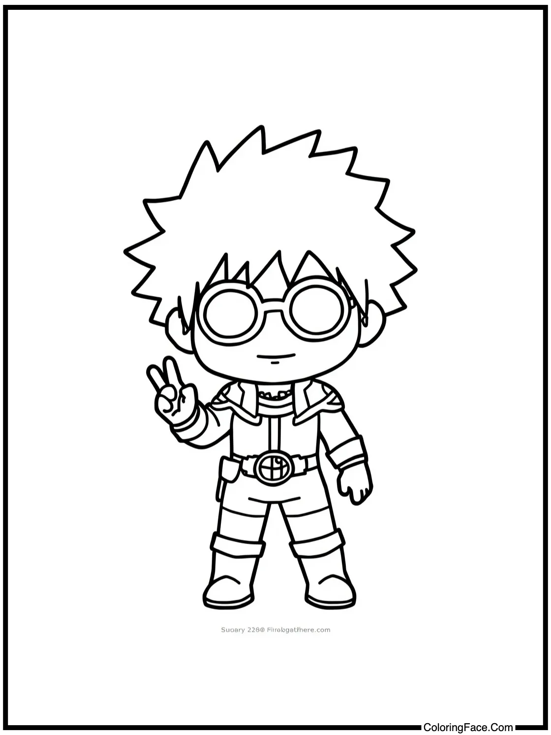 with a character discovering