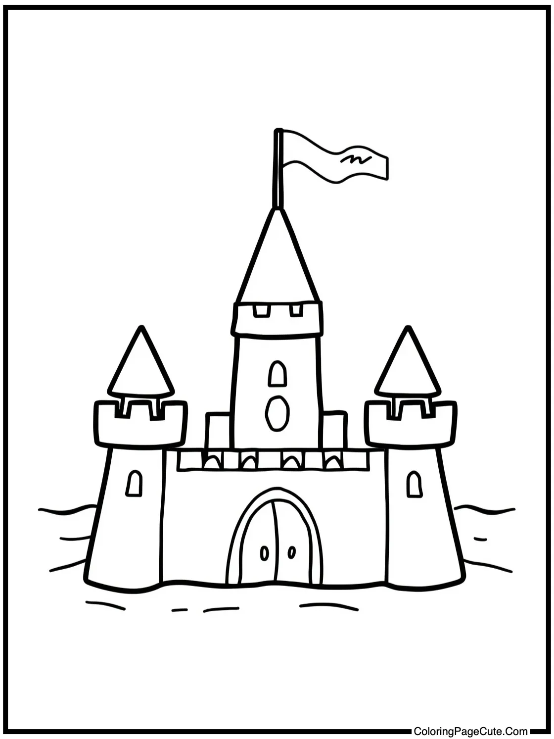 building sandcastles