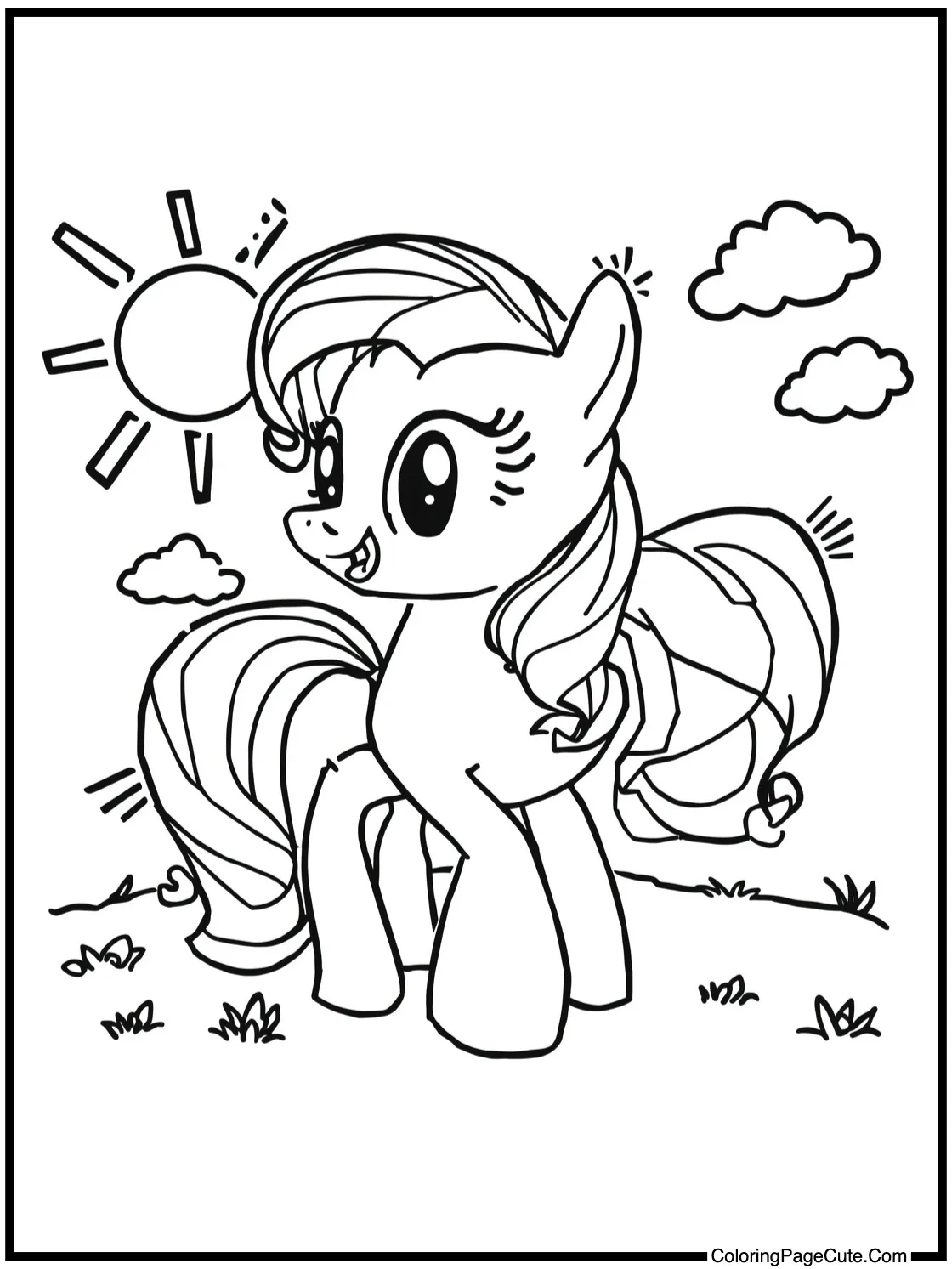 enjoying a sunny day