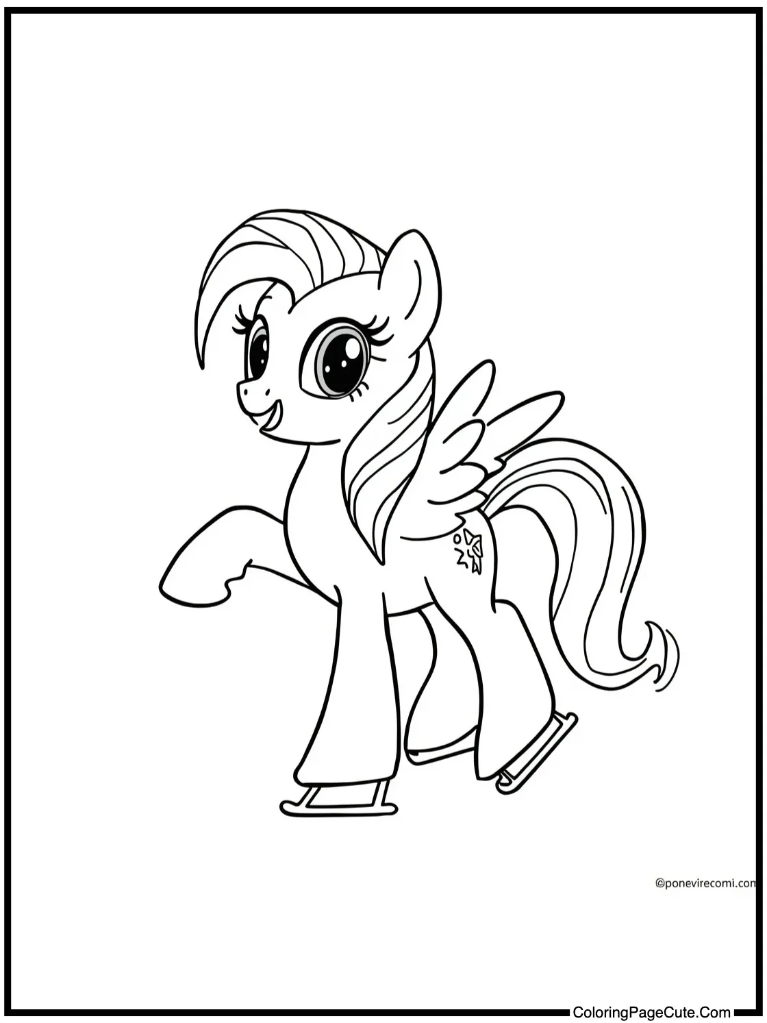 ice skating gracefully