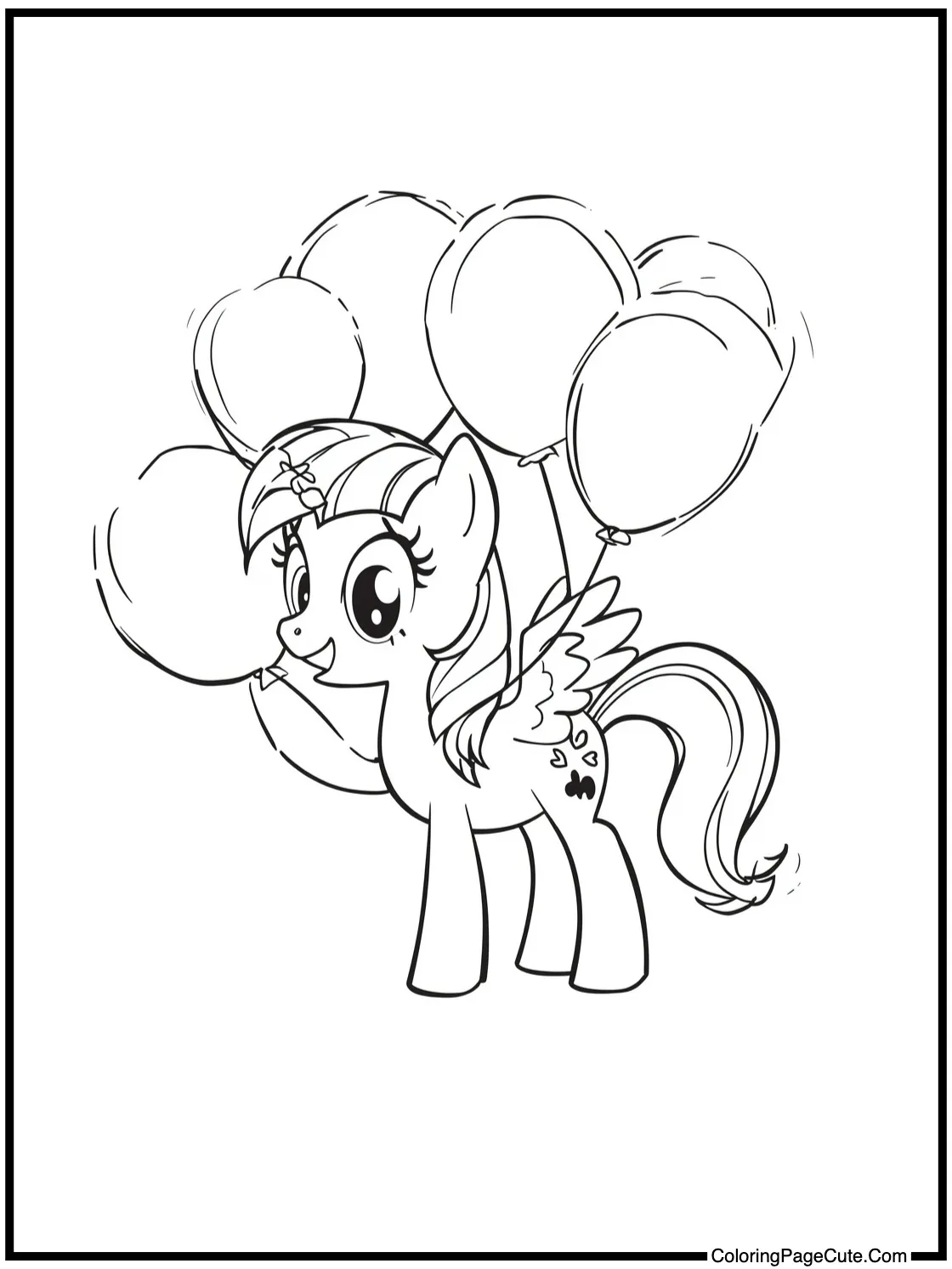 playing with balloons