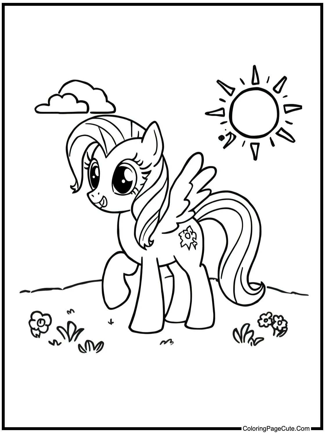 enjoying warm sunshine