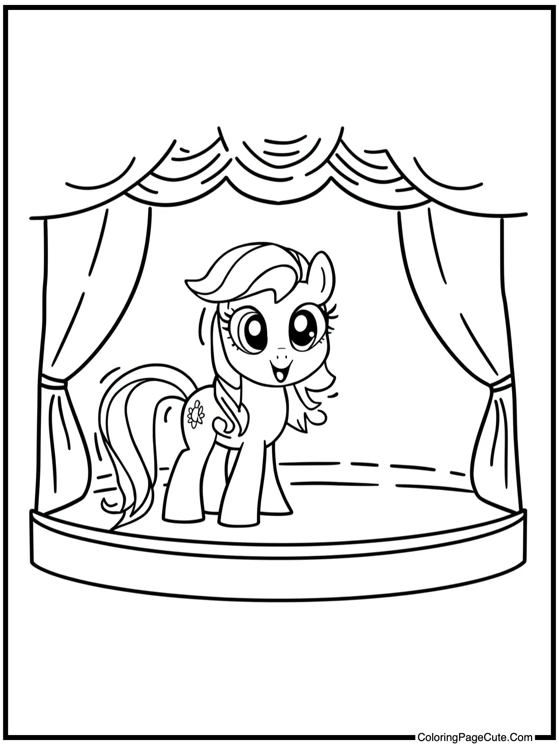 having a puppet show