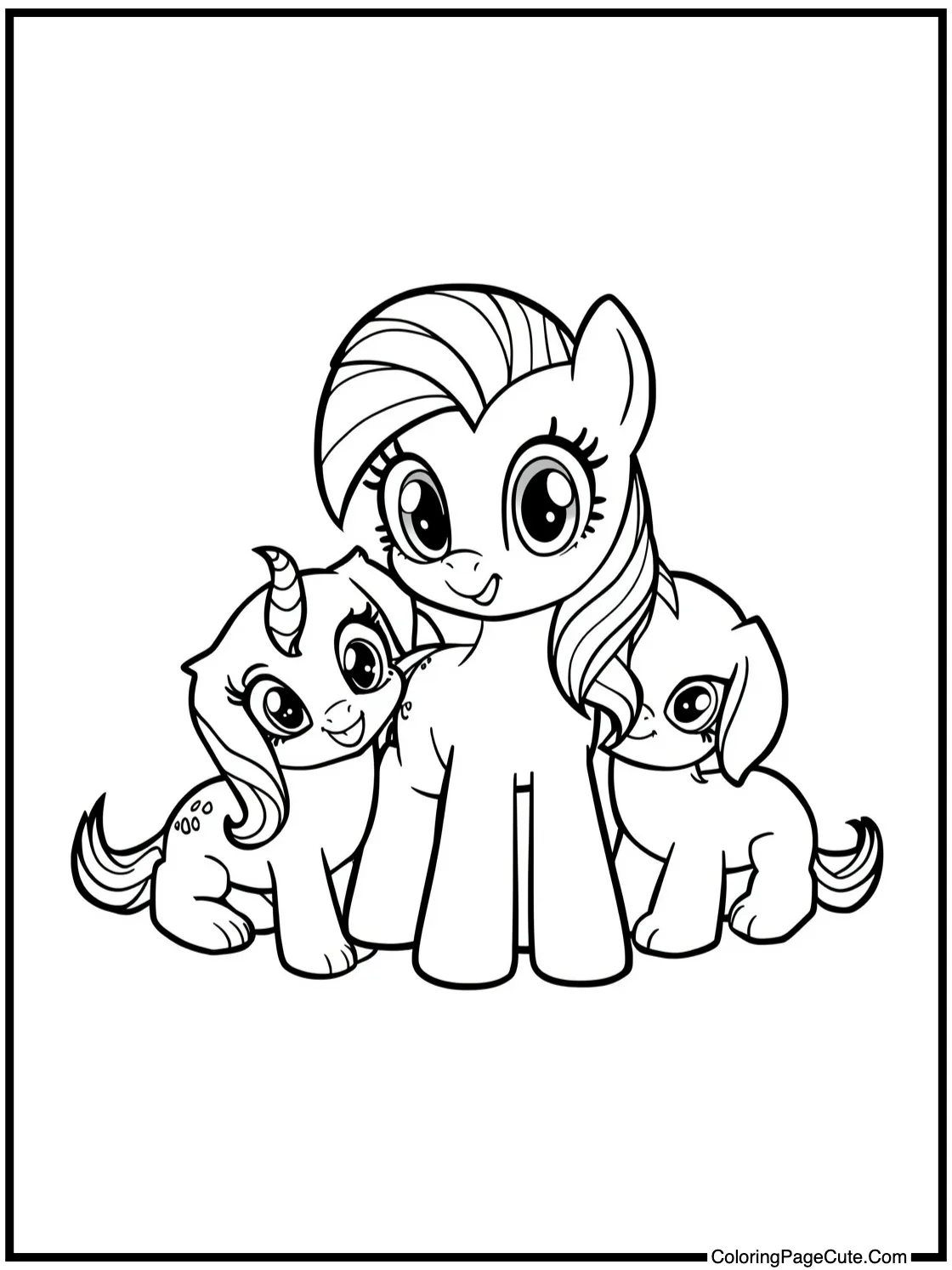 playing with puppies