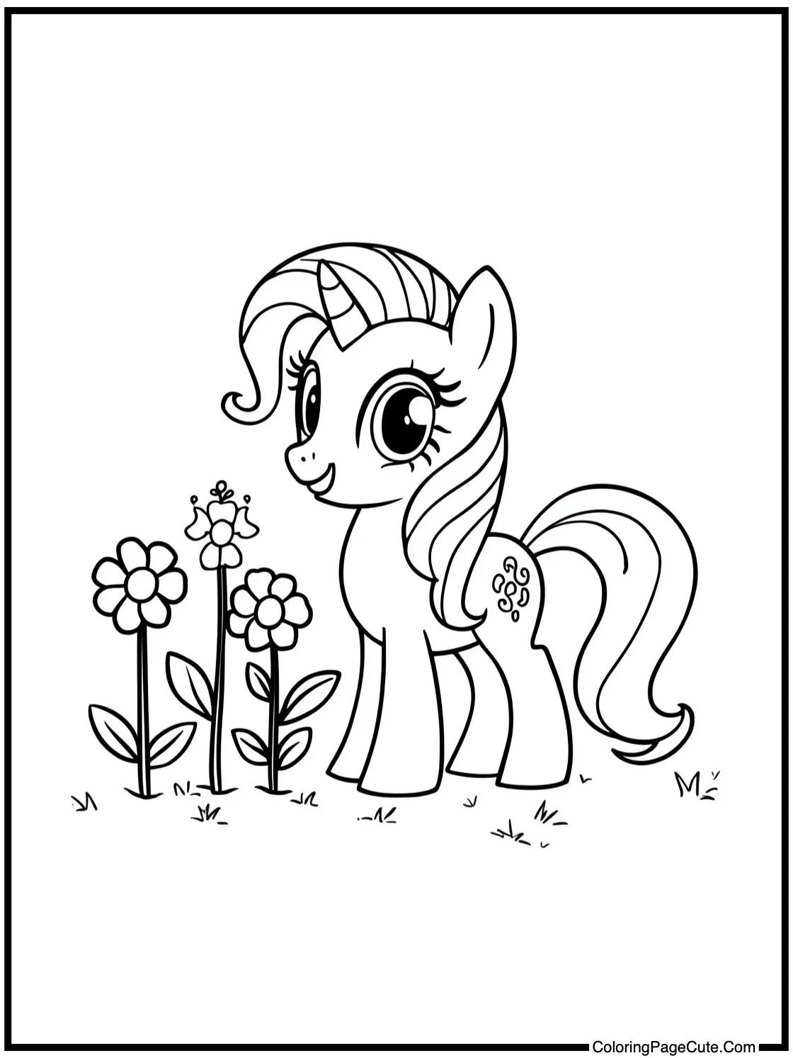 picking pretty flowers