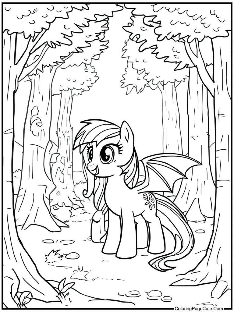 Tiny dragon breathing fire