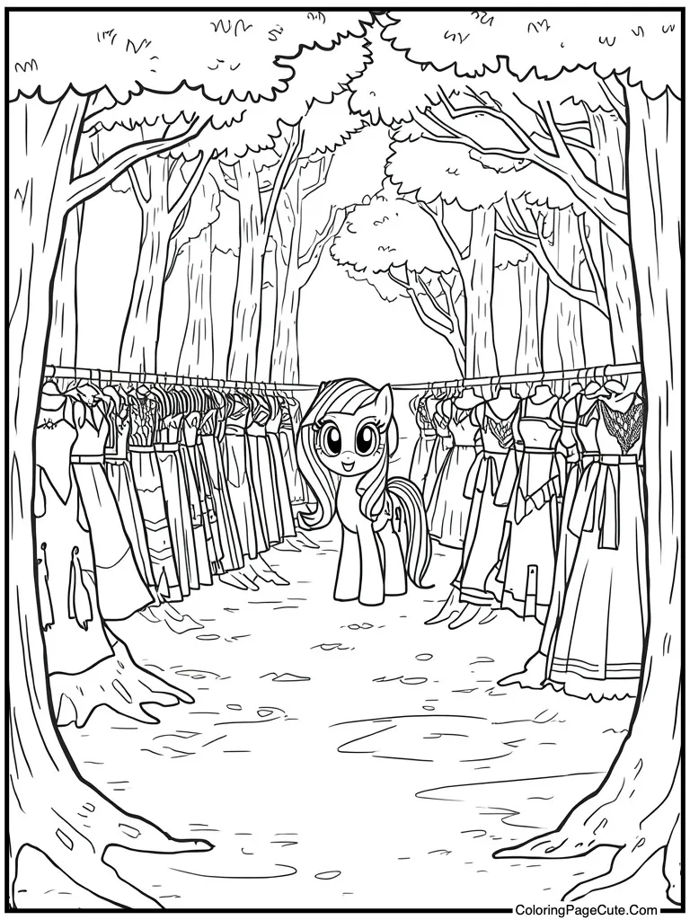 Boutique full of dresses