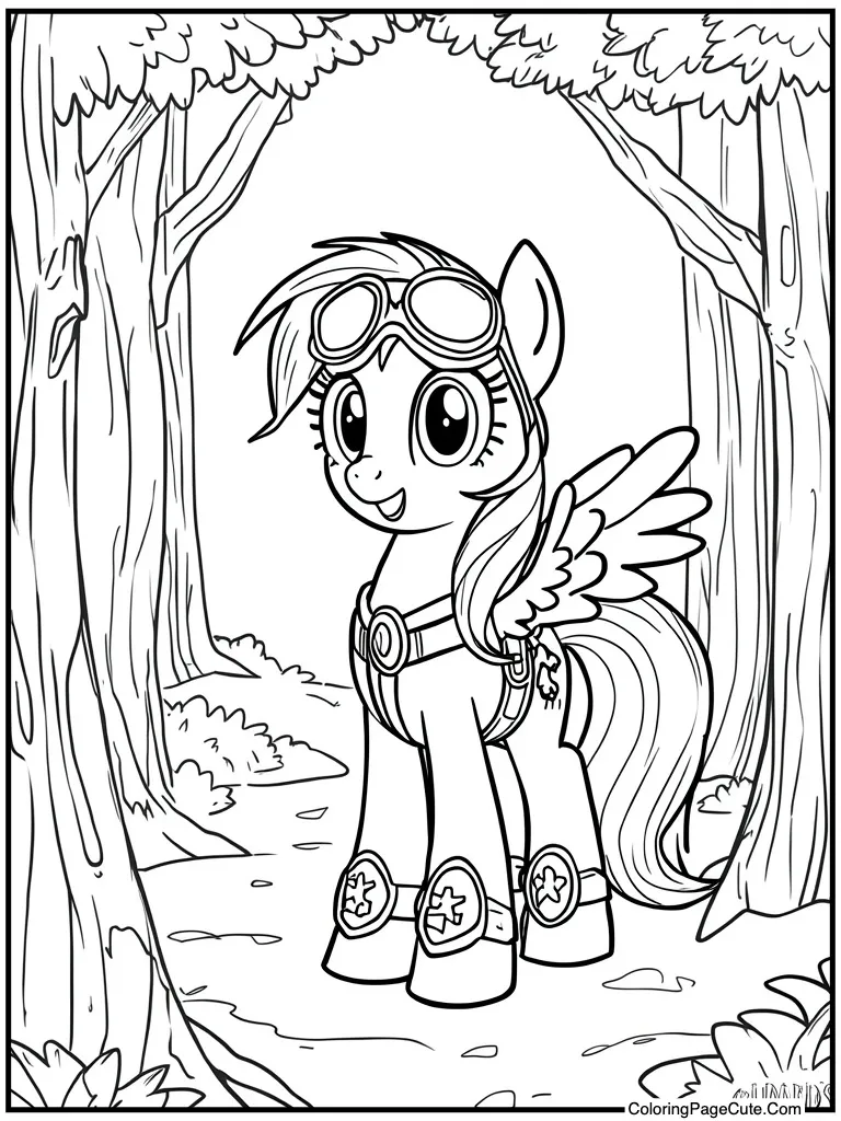 Wonderbolt flight suit goggles