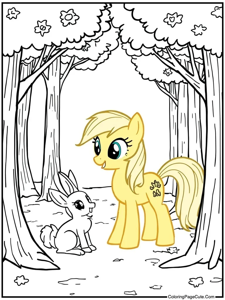 Yellow friend feeding bunny