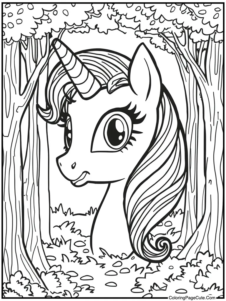 Mandala horse head pattern