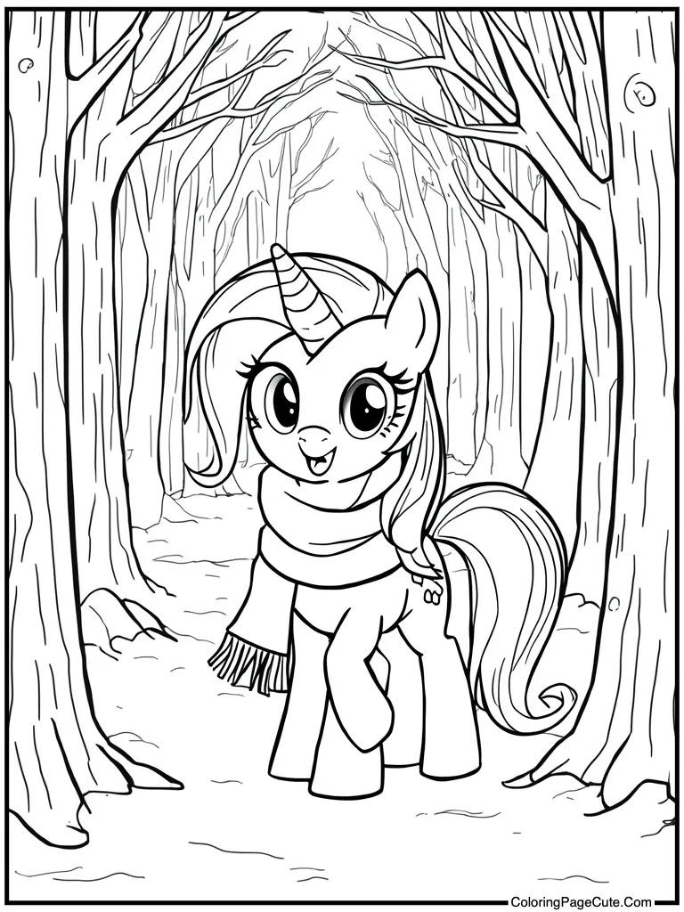 Wearing winter scarf warm