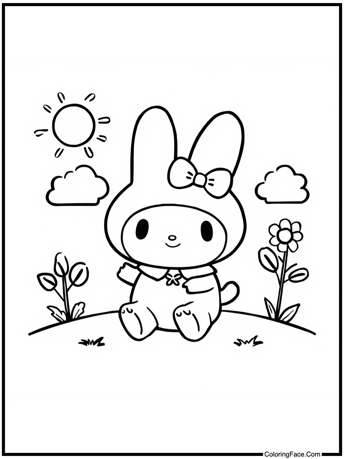 enjoying a sunny day.