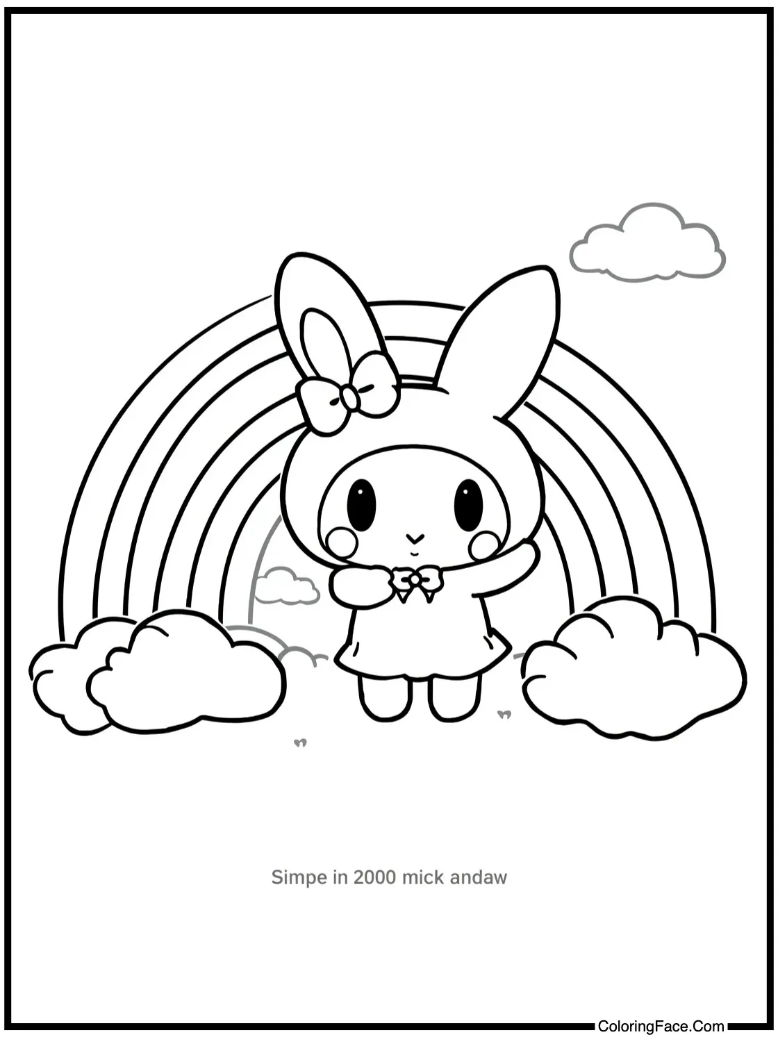 discovering a rainbow.