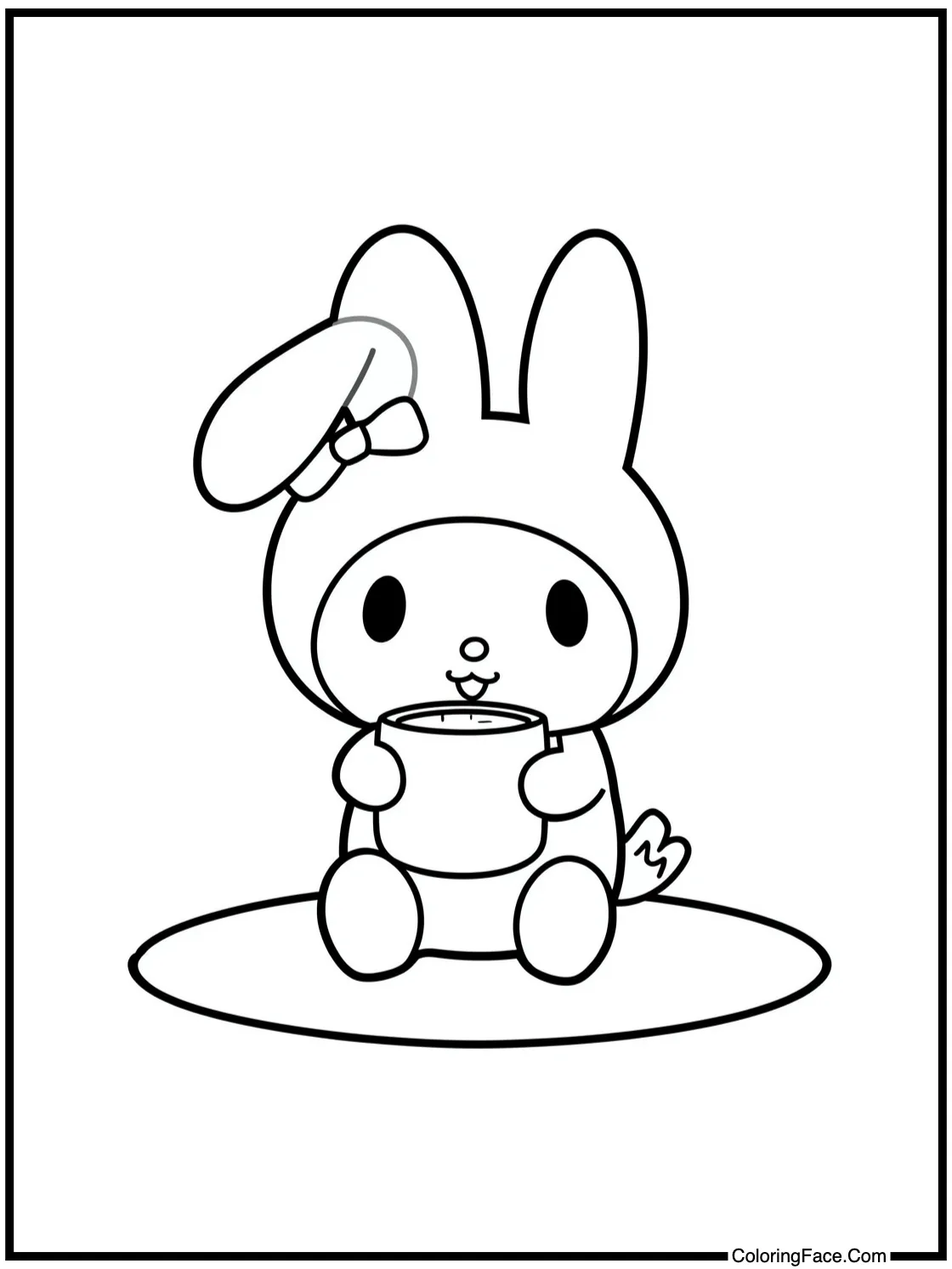 enjoying warm cocoa.