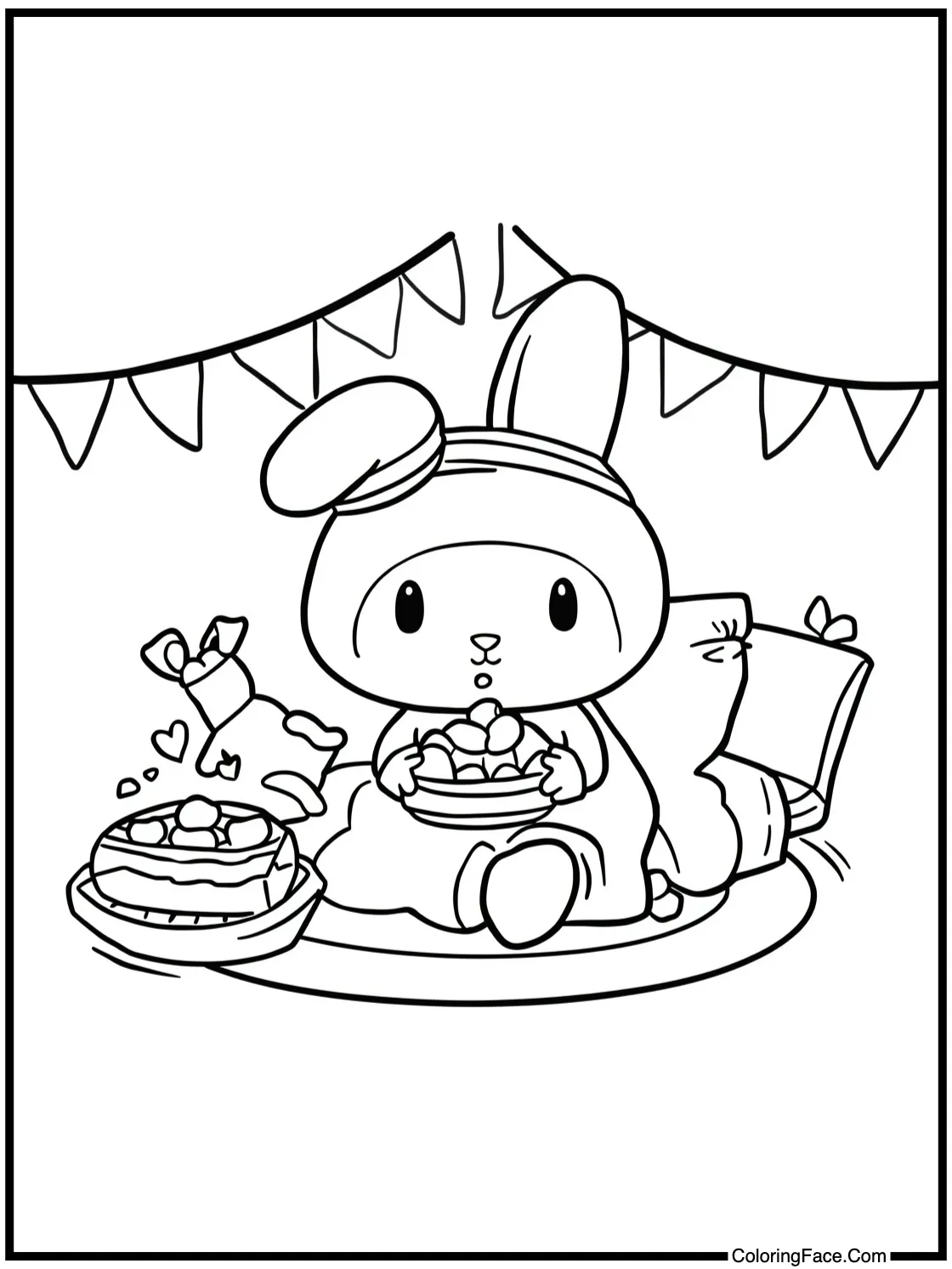 having a slumber party.