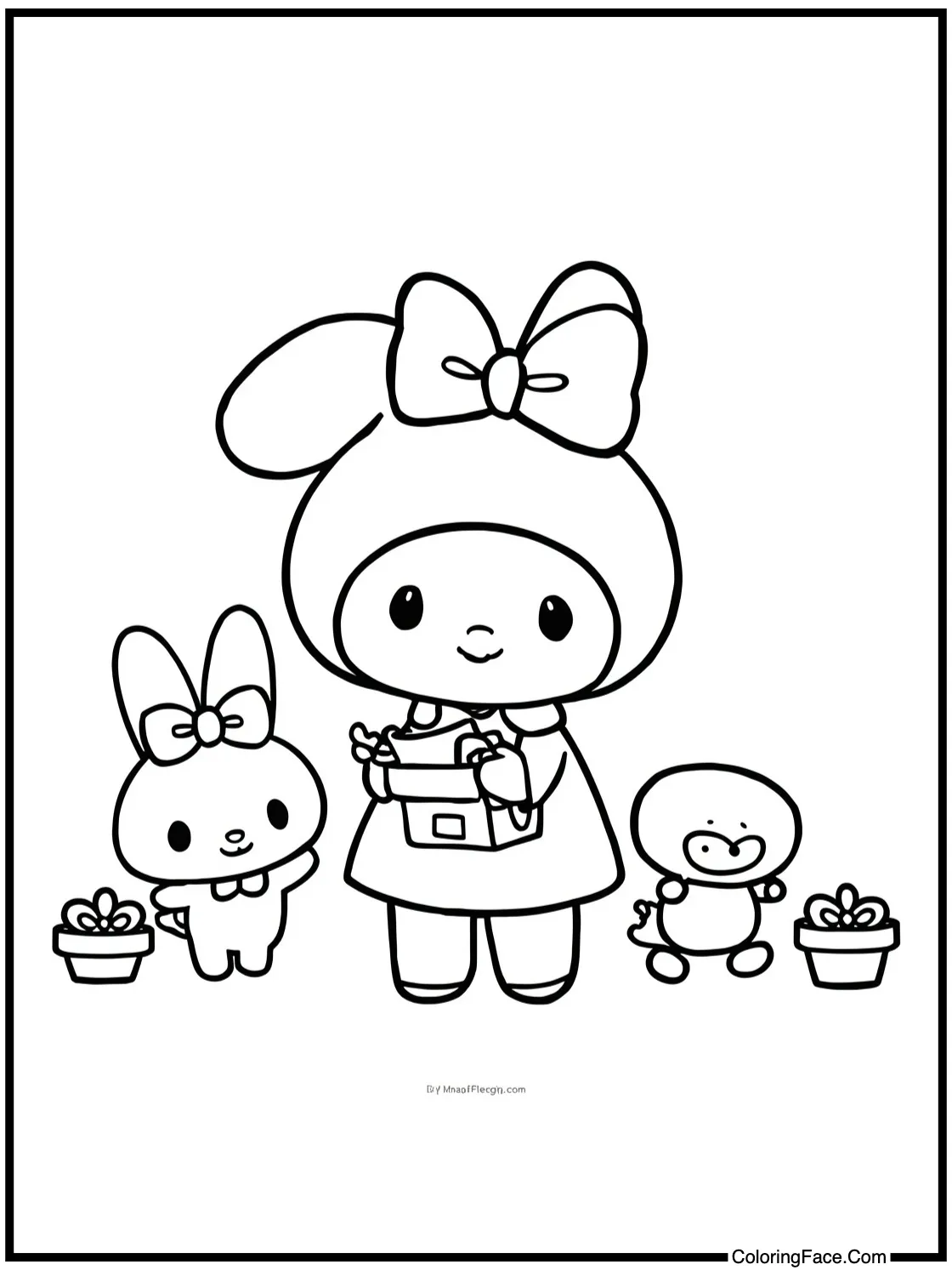 helping her friends.