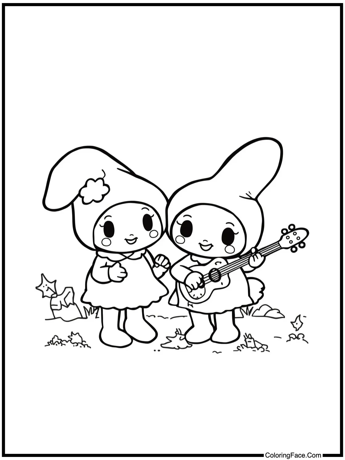 making music together.