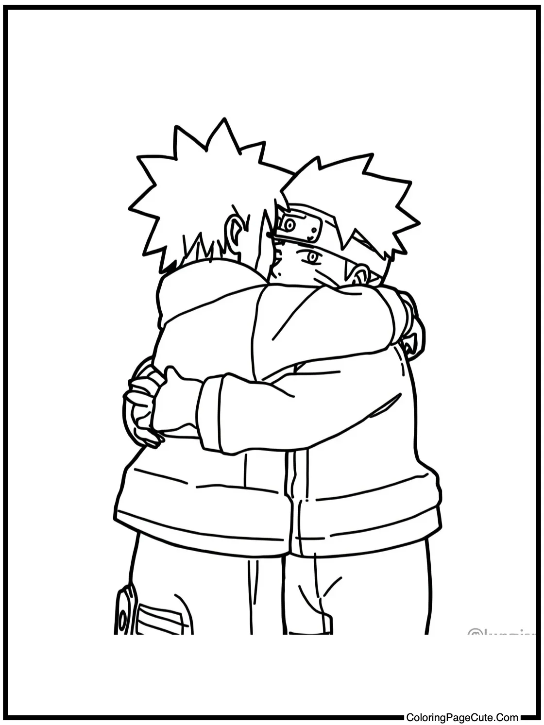 sharing hug