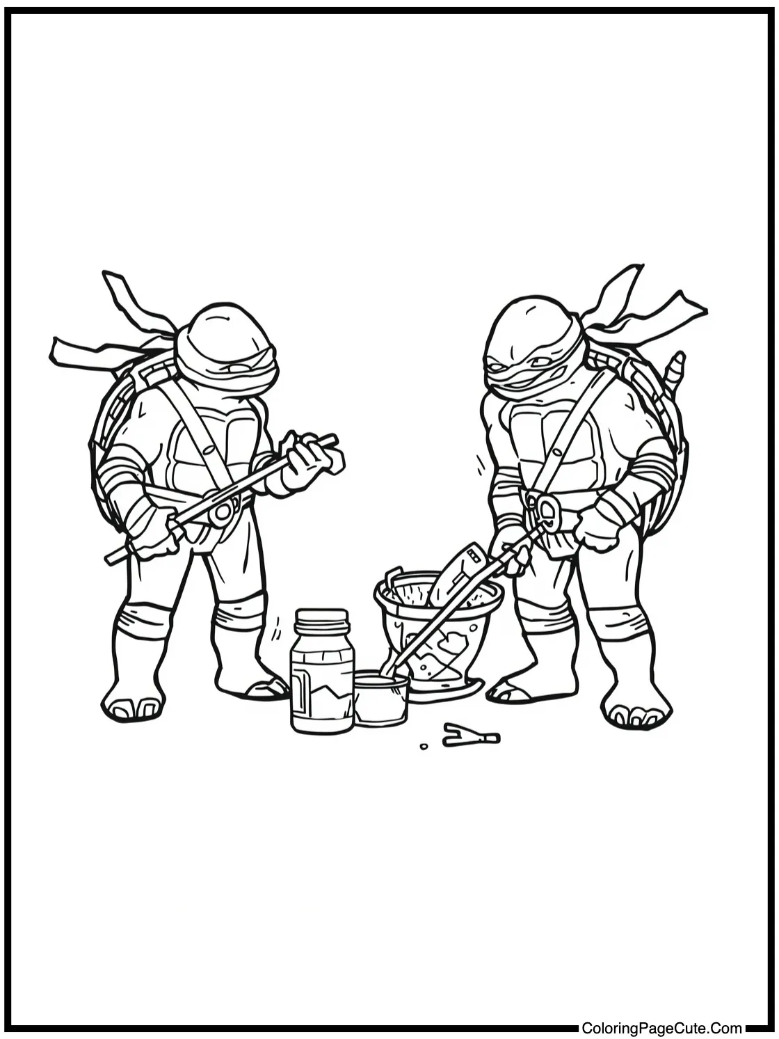 cleaning their space