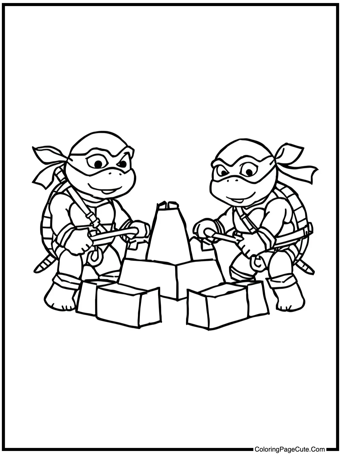 building sandcastles