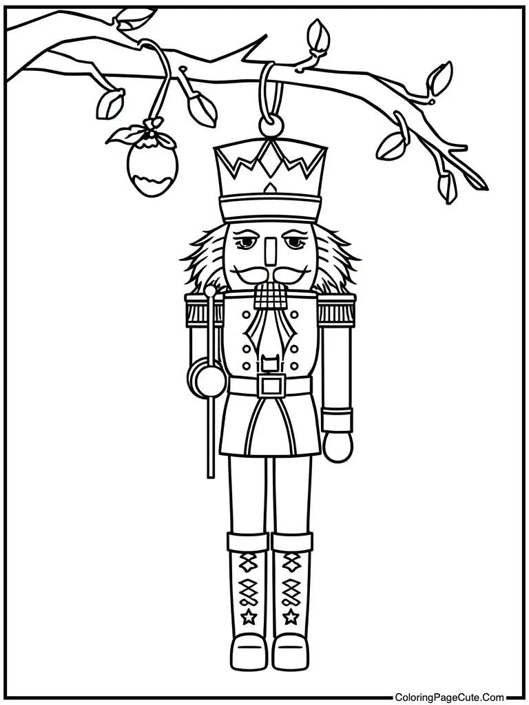 Hanging on tree branch