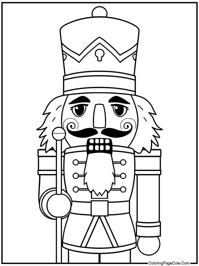 Wooden teeth showing