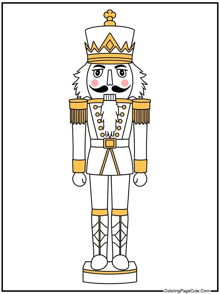 Gold epaulets detail