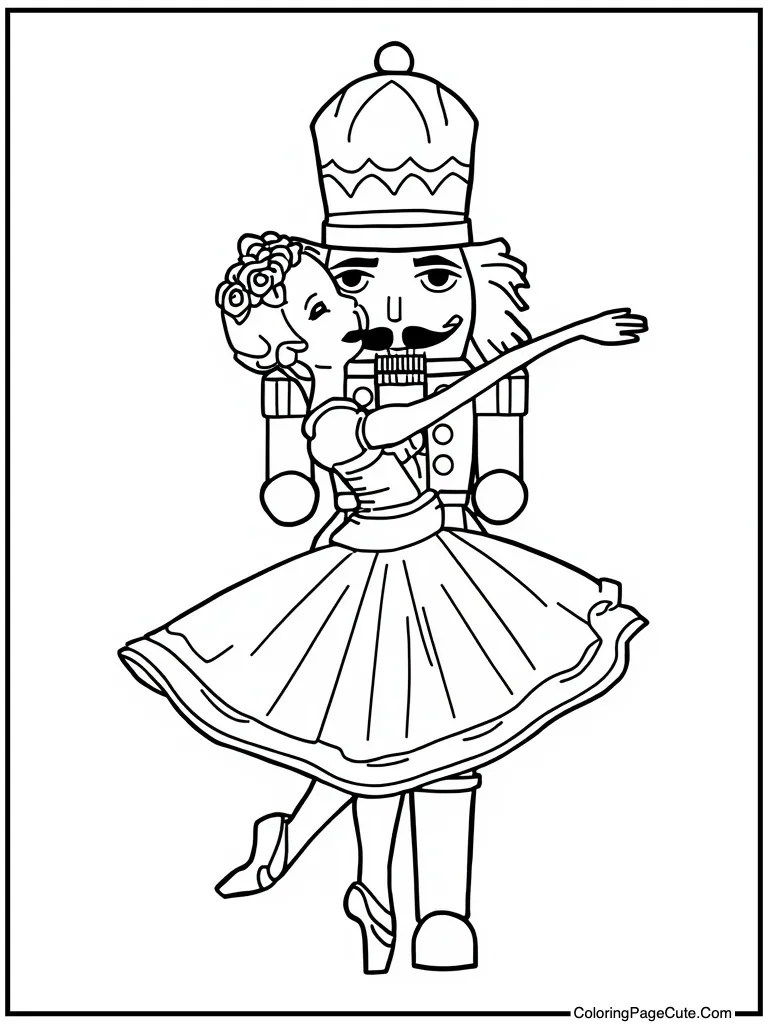 Romantic dance moment