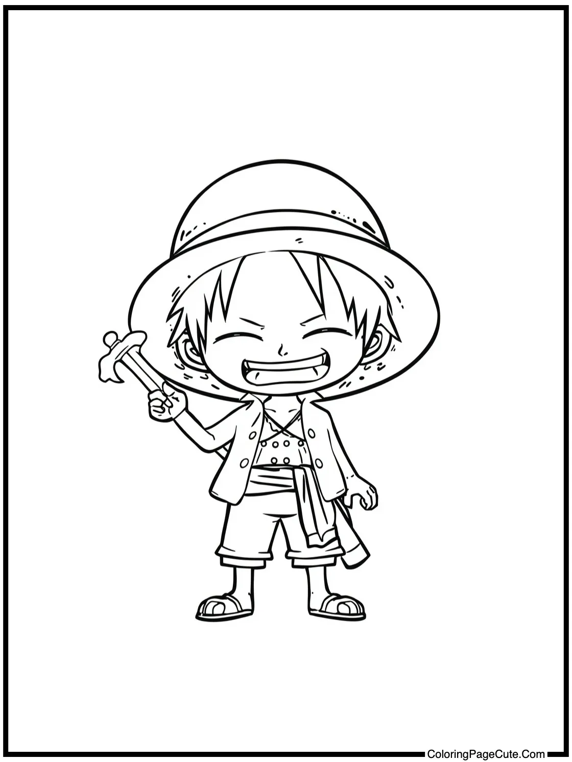 Usopp sharing stories.