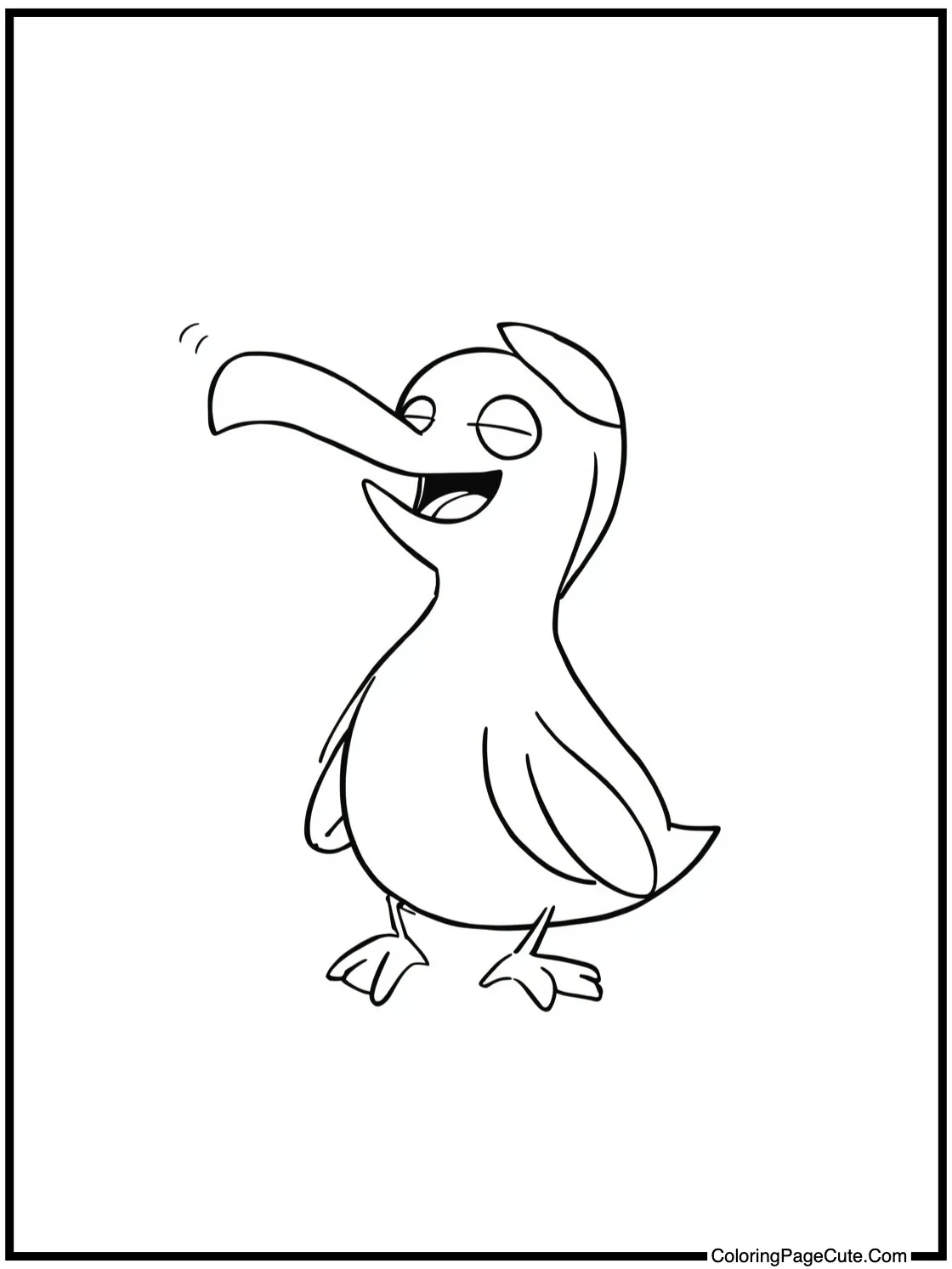 Brook singing cheerfully.