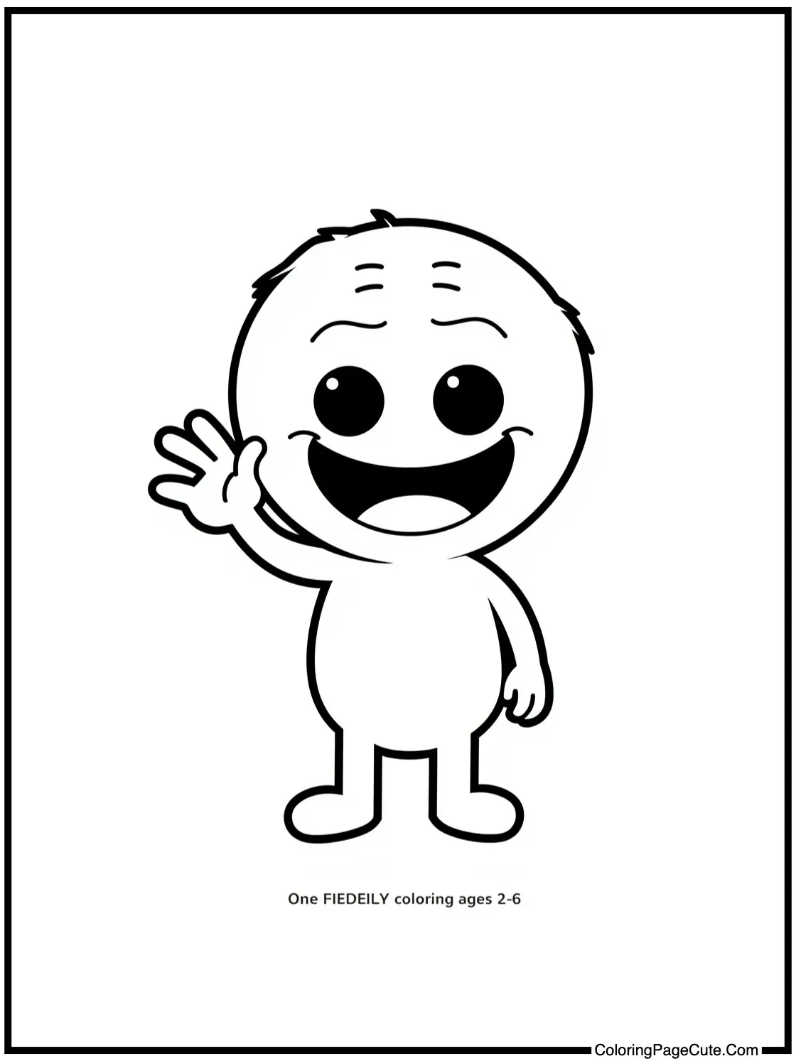 Franky waving hello.