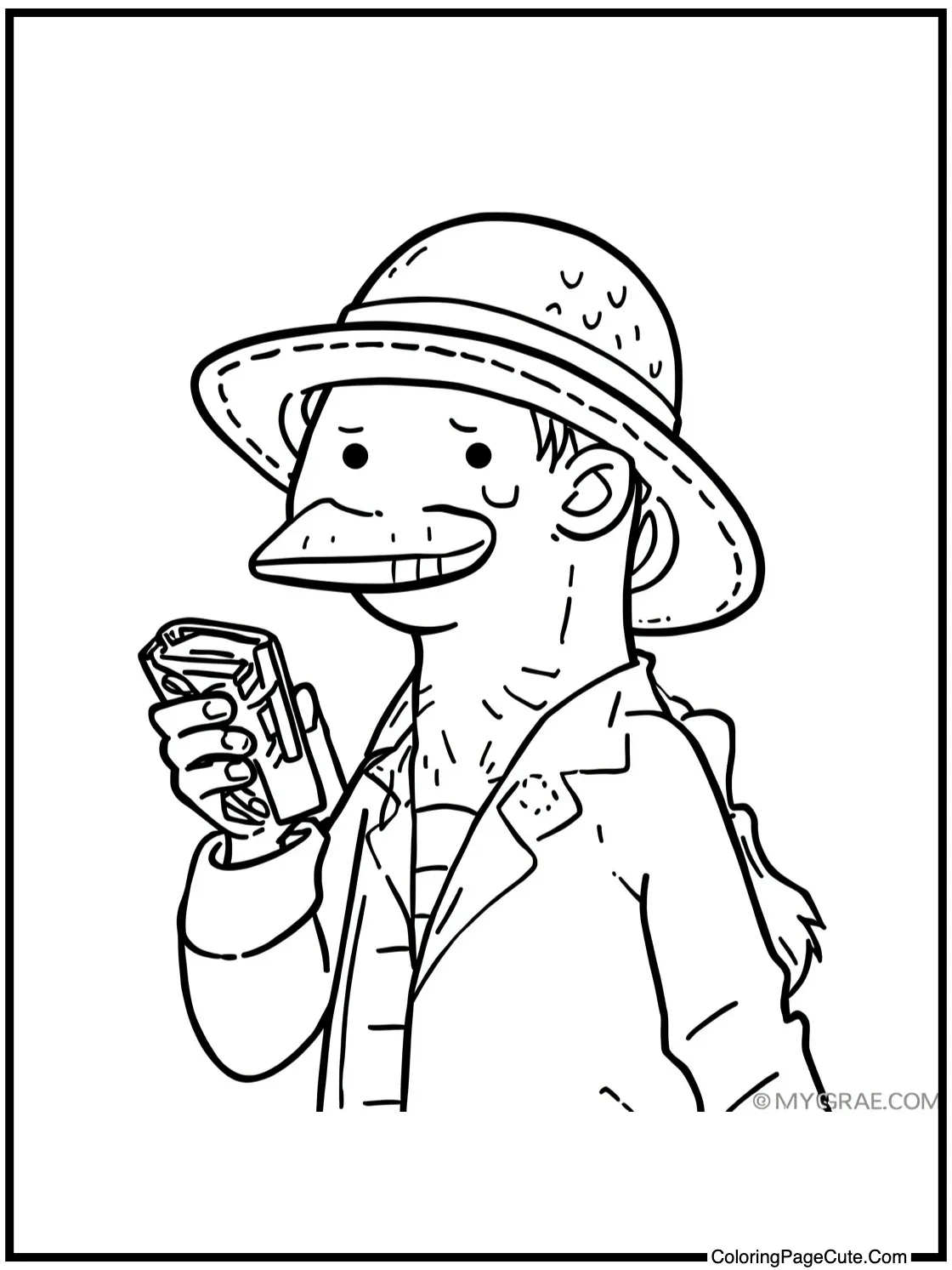 Brook telling jokes.