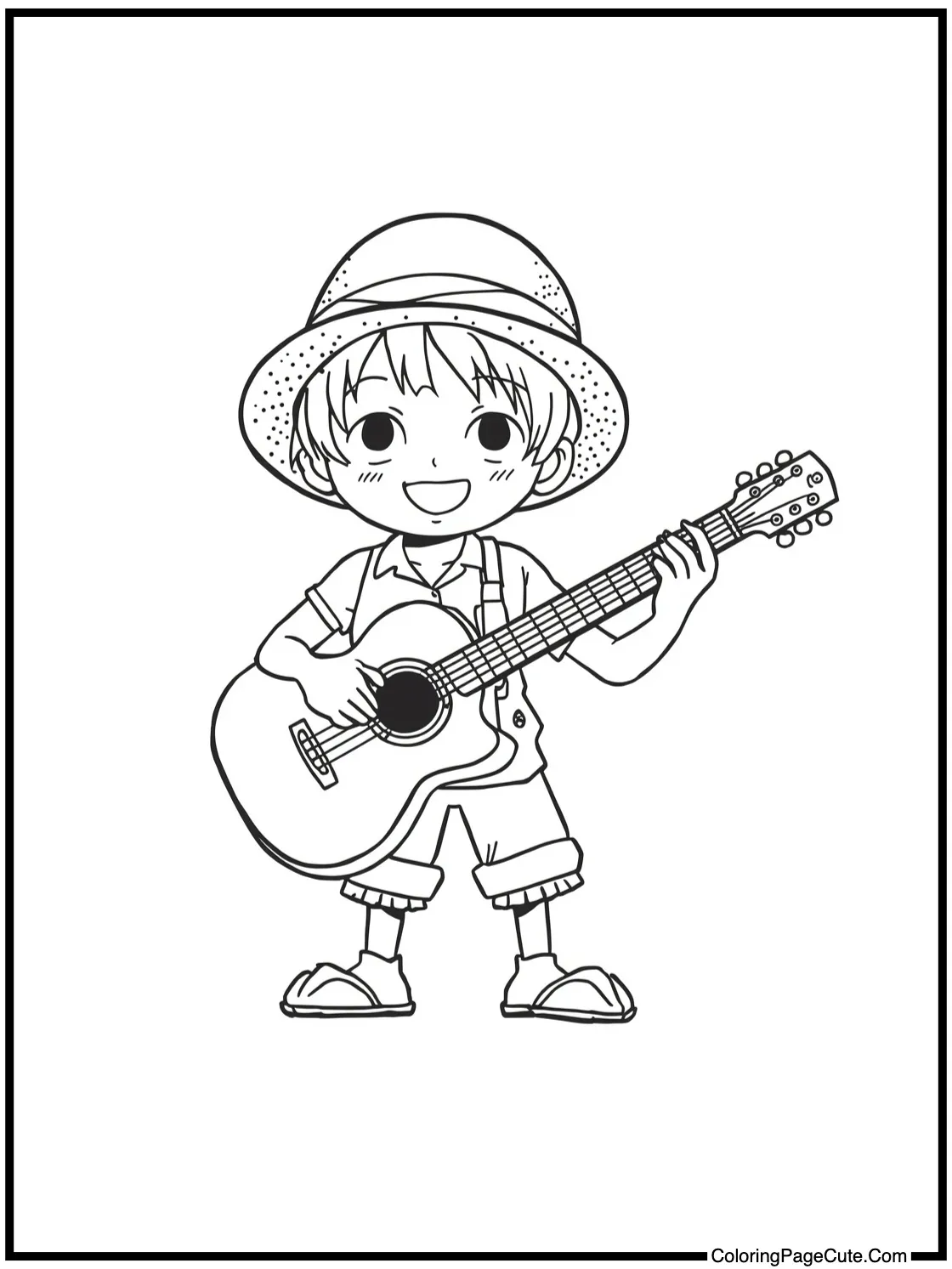 Brook composing songs.