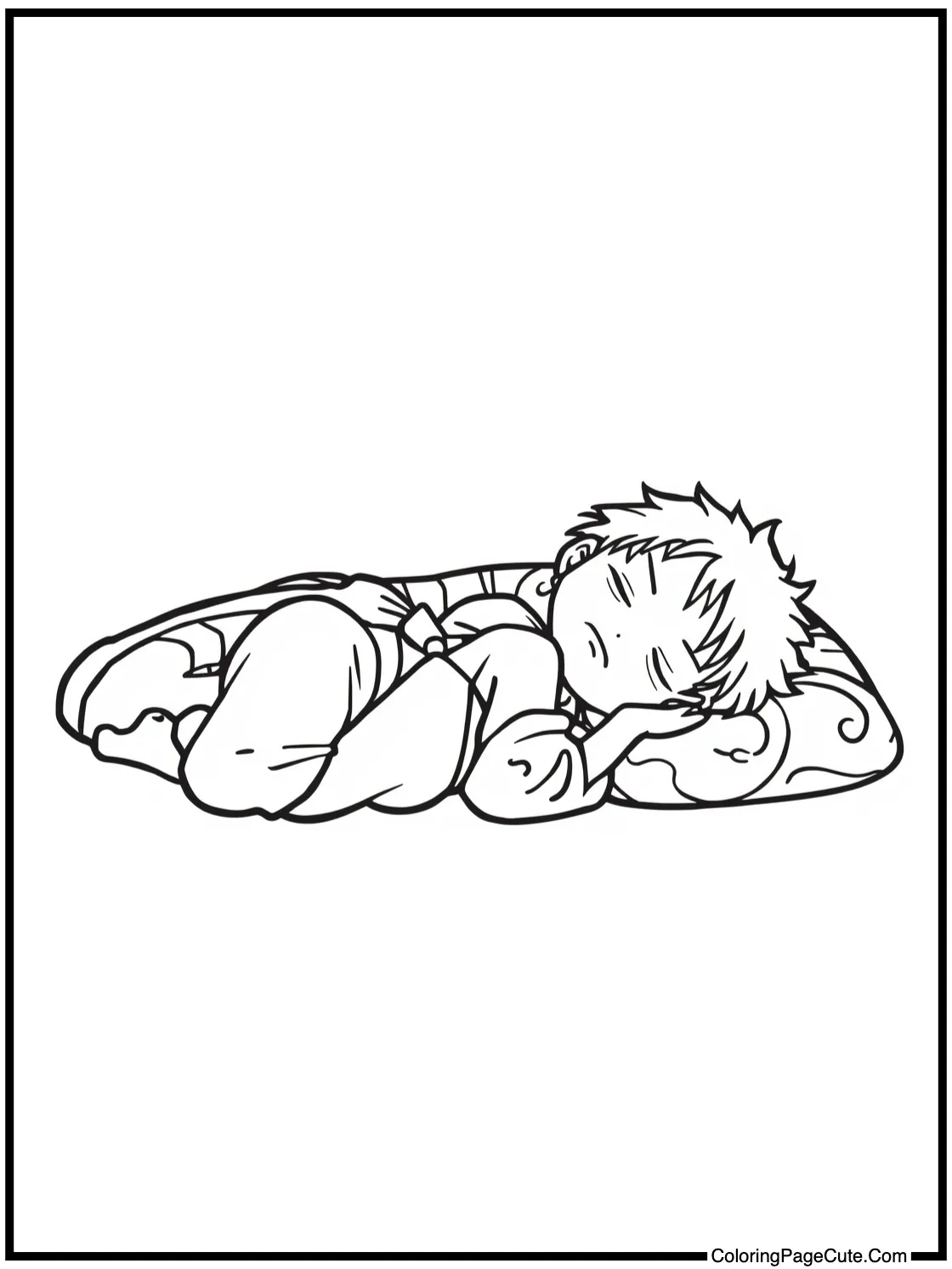 Zoro enjoying a nap.