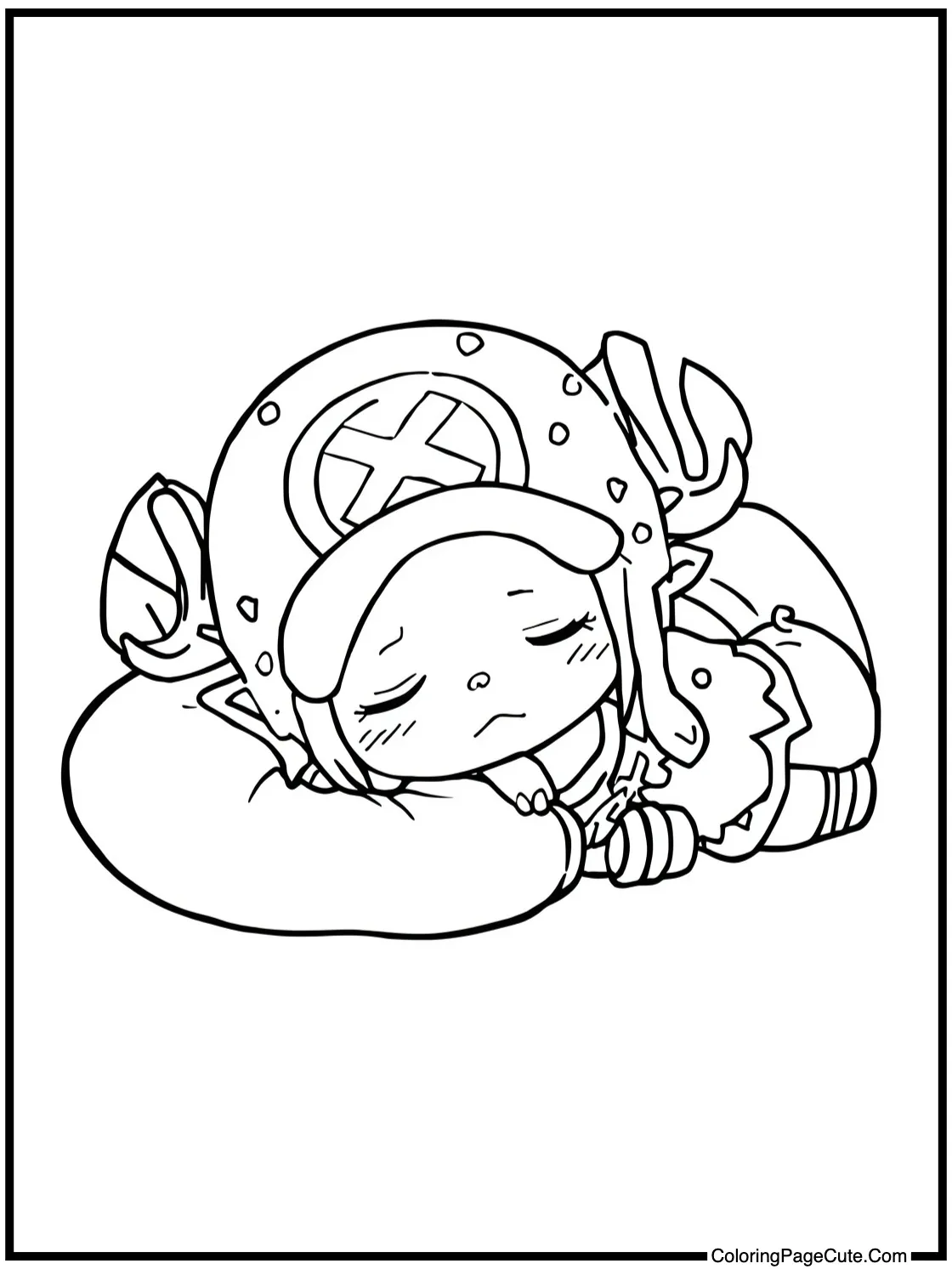 Chopper napping sweetly.