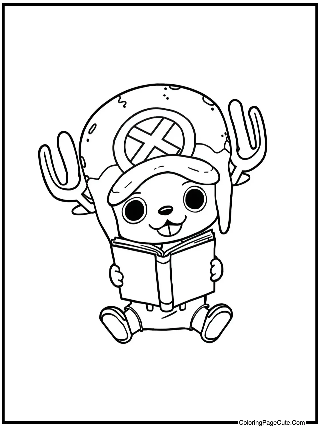 Chopper reading a book.