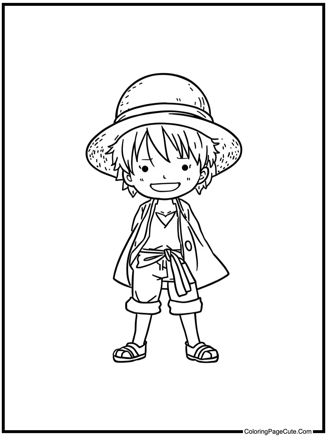 Usopp sketching new designs.