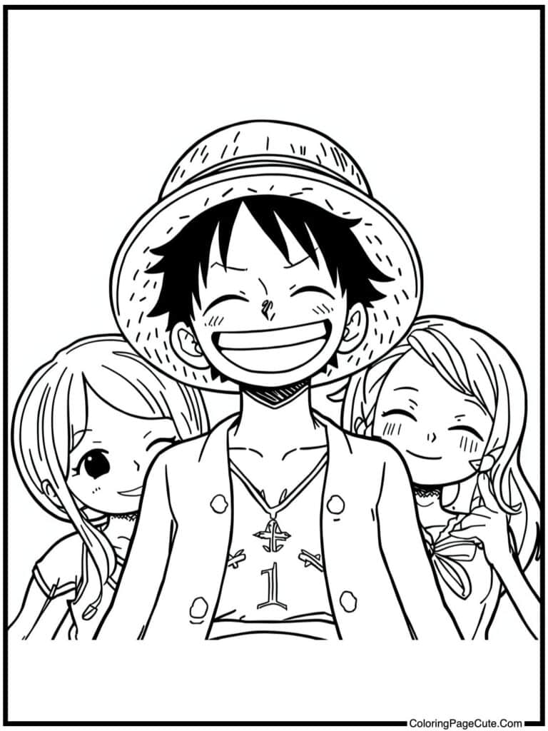 One Piece Coloring Pages