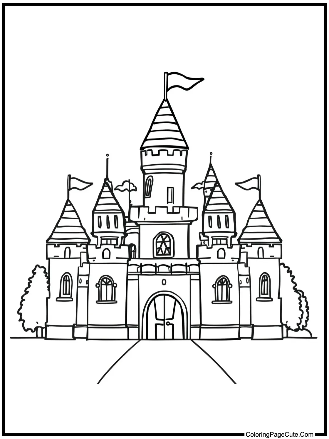 a grand castle
