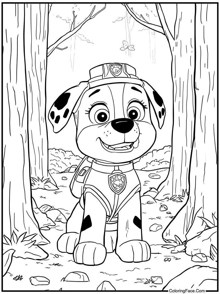 Rubble eating a snack