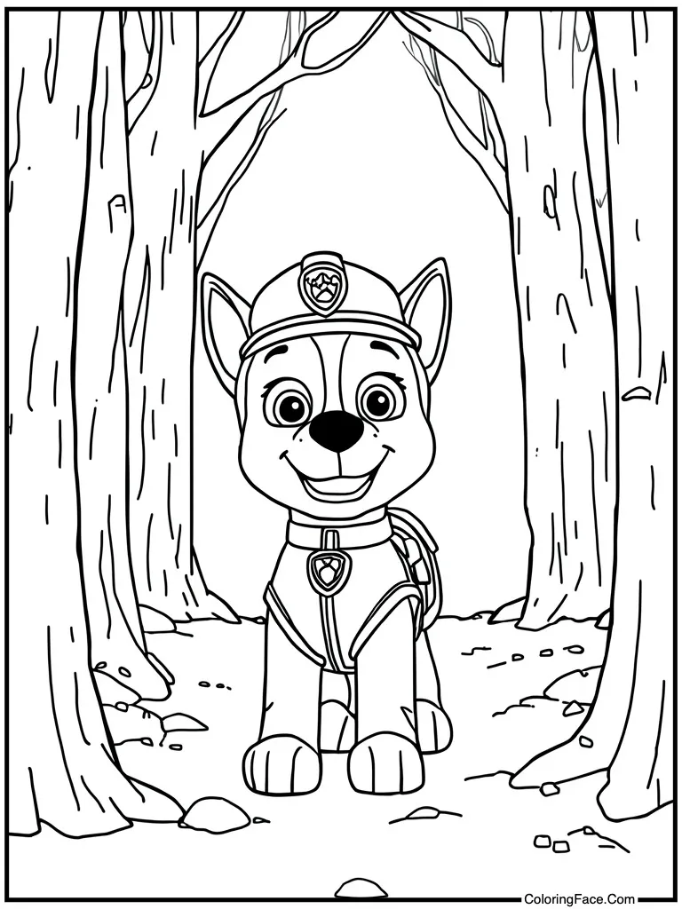 Simple outline for kids