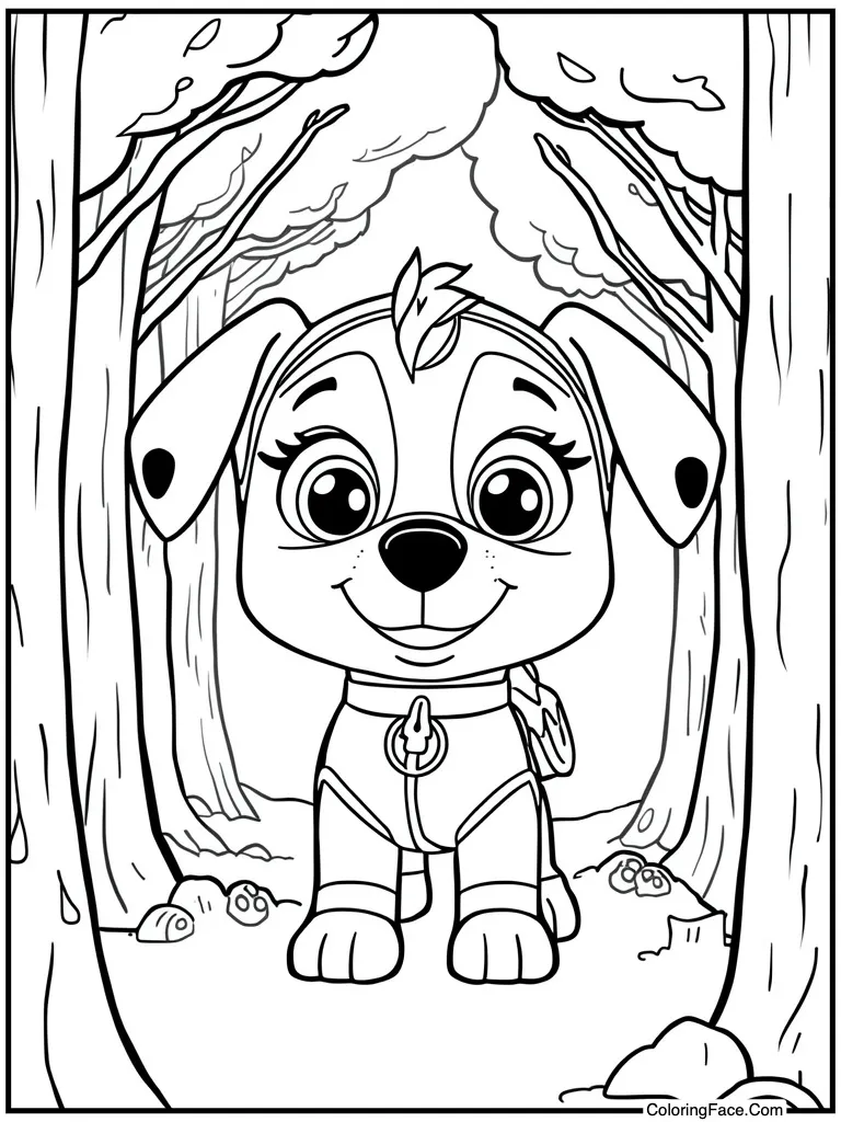 Kawaii big eyes face