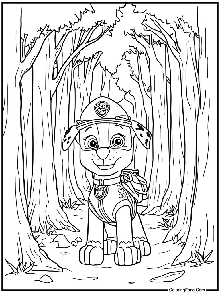 Detailed sketch for adults