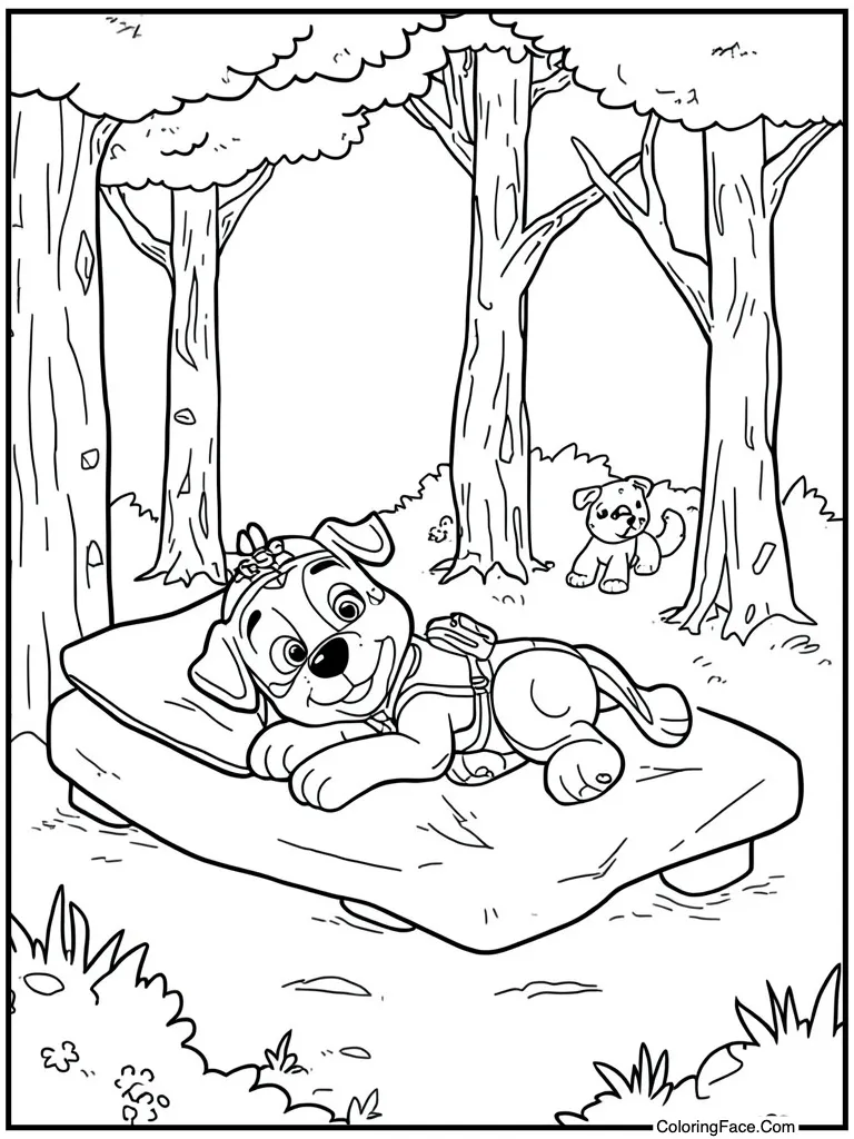 Sleeping soundly in bed