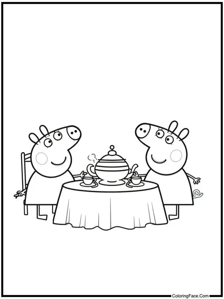Peppa Pig Coloring Pages
